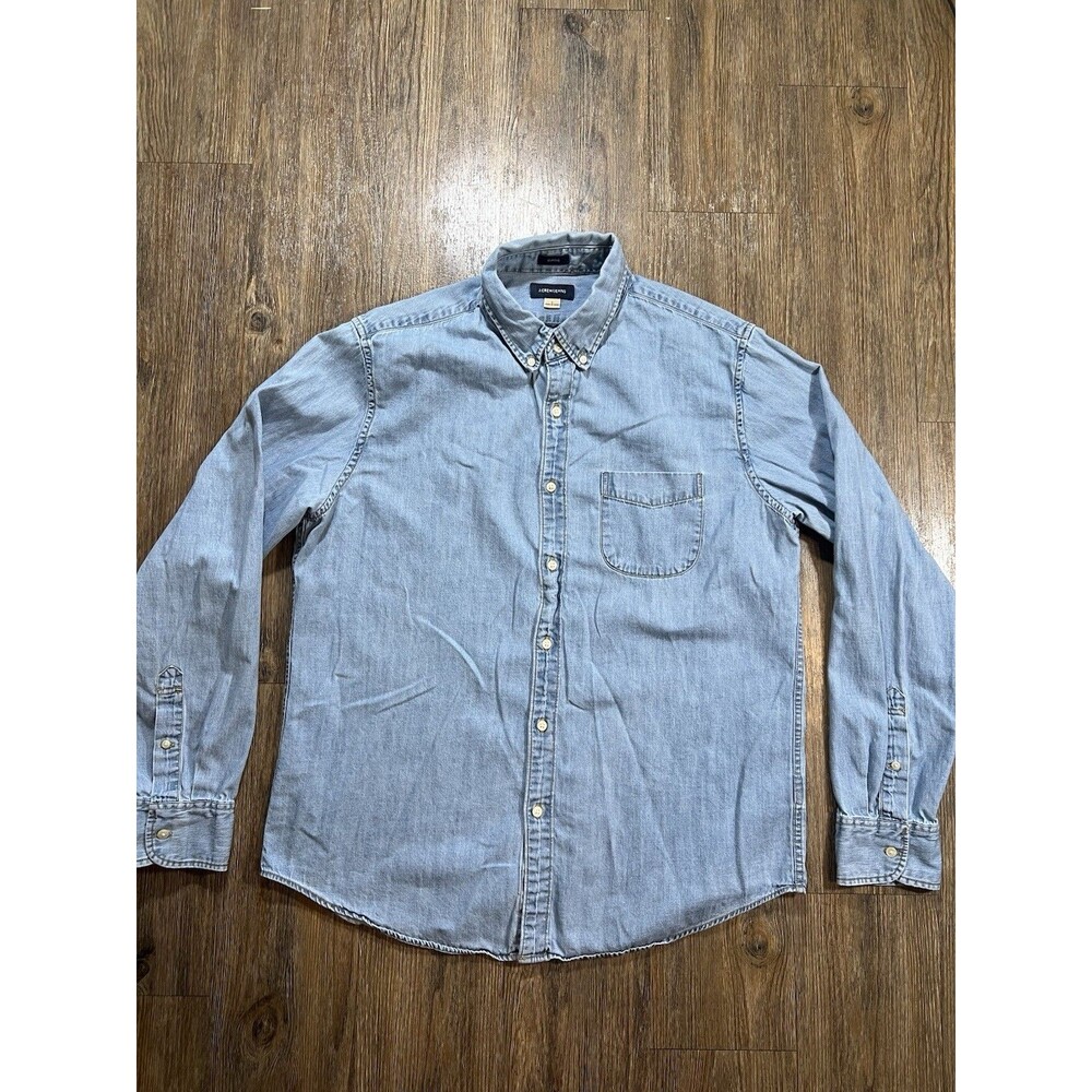 J.CREW JEANS MEN'S CLASSIC FIT DENIM SHIRT SIZE LARGE
